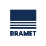 BRAMET logo firmy z rolki reklamowej